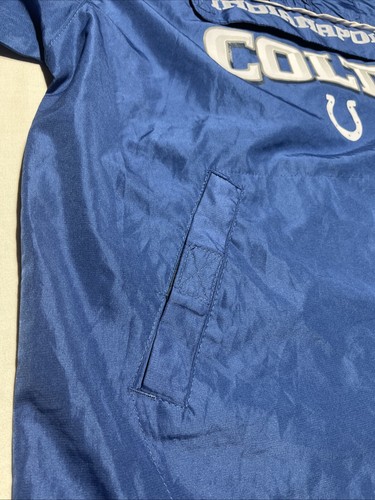 Giacca a vento Indianapolis Colts con cappuccio giovanile media 1/4 tasche zip - Foto 4 di 13