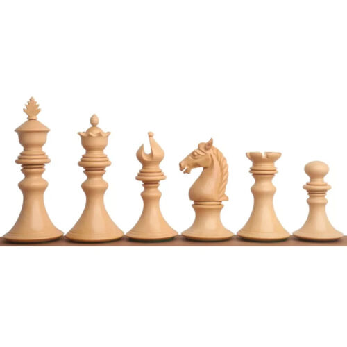 Juego de ajedrez Staunton de lujo serie Aristocrat de 4,3" - solo piezas de ajedrez - madera de ébano - Imagen 2 de 7