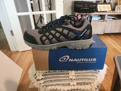 Scarpe antinfortunistiche da lavoro nuove con scatola Nautilus uomo N1901 Stratus nere punta composita taglia 12 M - Foto 6 di 7