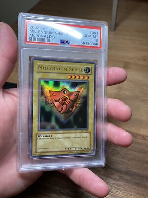 YuGiOh Millennium Shield MP1-001 PSA 10 GEM MINT. EXTREMELY RARE