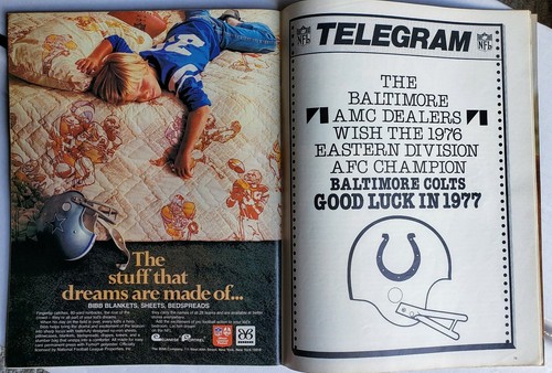 Lenny Moore #24 Autographed - PRO! Baltimore Colts Edition NFL Magazine 8/19/77 - Picture 5 of 10