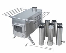 WINNERWELL® OVEN STOVE Bushcraft Outdoor Camping Cook Stove Stainless Steel