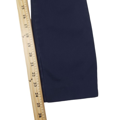Anthropologie Womens Slim Straight Leg Stretch Chino Pants Navy Size 4 (27) - Picture 9 of 9