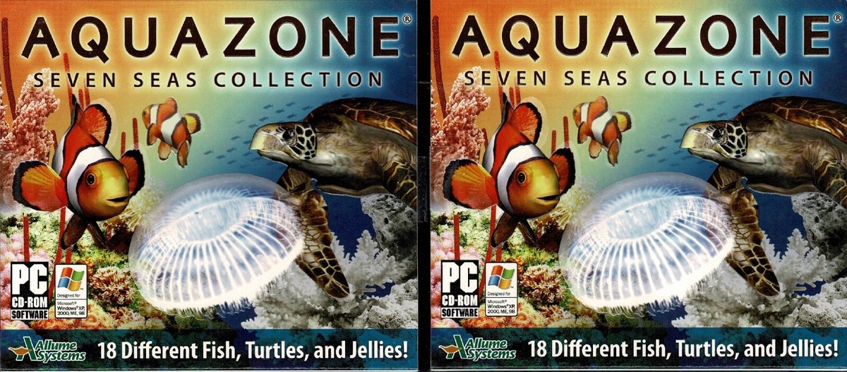 Lot of 2 Aquazone Seven Seas Collection Pc New XP