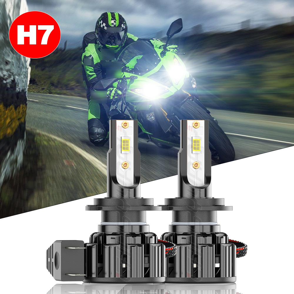 H7 LED Headlight Motorcycle FOR Kawasaki ninja 250 300 650