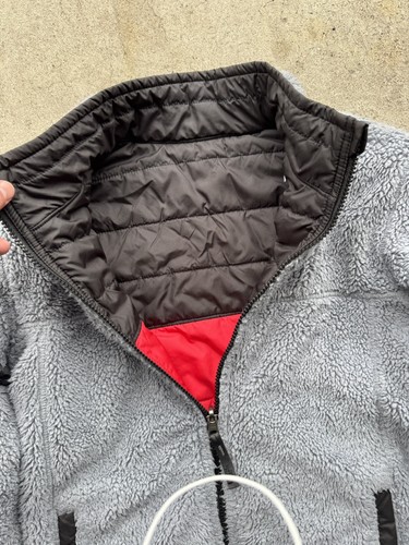Vintage North Face Red And Black Reversible Puffer Jacket Boys L (14-16) - Picture 6 of 6