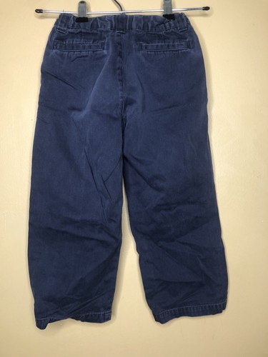 Gymboree Boys Size 5 Pants Chino Mid Rise Blue Adjustable Waist Straight Leg - Picture 8 of 12