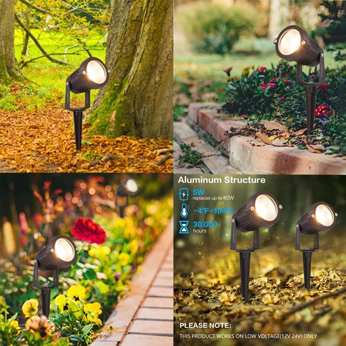 12V 5W LED Landscape Light Garden Outdoor Spotlight Low Voltage Waterproof B3O6 - Picture 12 of 17