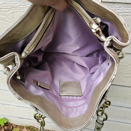 Coach Colette Signature C Canvas Tasche Tan Gold - Bild 10 von 14