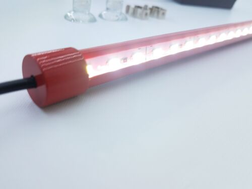 20" LED Light for Display Showcase Super Bright Retail Cabinet Light Kit Red - Picture 3 of 12