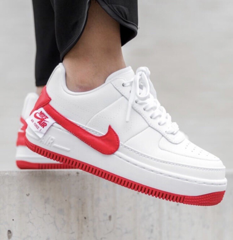 2018 W Nike AF1 AF1 AF1 Jester XX White University Red Air Force 1 Low Size 9 AO1220 106 e69659 2018 W Nike AF1 AF1 AF1 Jester XX White University Red Air Force 1 Low Size 9 AO1220 106 e69659