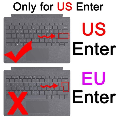 Skin Protective Film Keyboard Cover Laptop For Microsoft Surface Pro 7/6/5/4/X - Zdjęcie 2 z 10