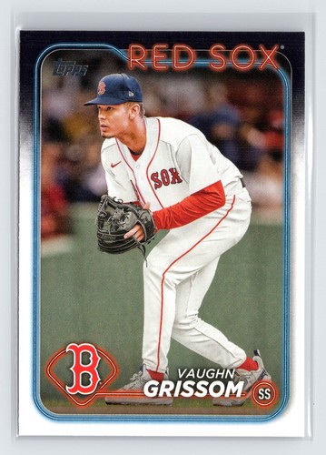 2024 Topps Béisbol Medias Rojas de Boston Serie 1, 2 y Vacaciones (39 Tarjetas) - Imagen 9 de 15