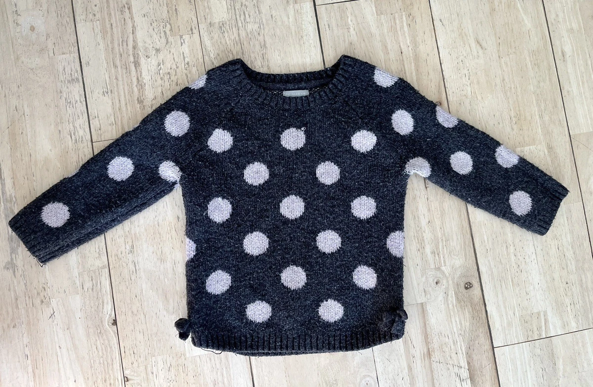 Spotty jumper girls clearance
