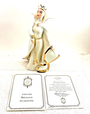 Lenox Disney Showcase Empress Of Evil Snow White Evil Queen MIB COA Signed 1687