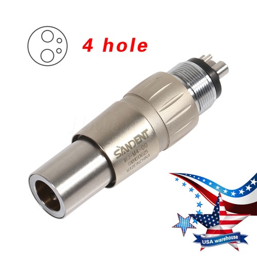 1-10 4 Holes Quick Coupler Fit SANDENT Dental LED E-generator Handpiece SDNKM - Picture 15 of 31