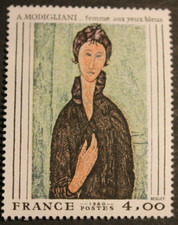 Timbre - FRANCE - Tableau MODIGLIANI - 1980 - Neuf ** - YT2109