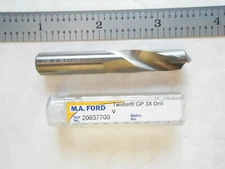 NEW M.A. FORD USA TWISTER GP 3X LETTER "V" (.377) X 2-1/2" L SOLID CARBIDE DRILL