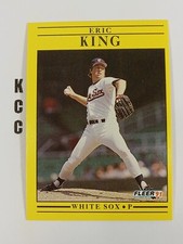 1991 Fleer MLB Baseball Chicago White Sox #126 Eric King