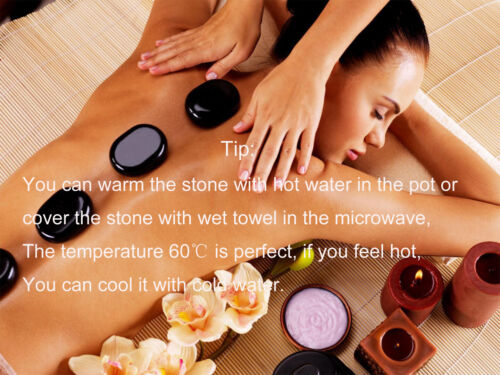 4 Pcs Hot Massage Stone Set Heater Basalt Warmer Rock Kit 3.14x2.36 in - Picture 2 of 12