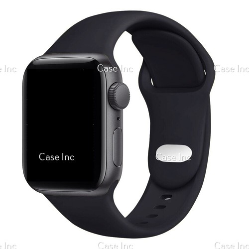 Bracelet Silicone Sport pour Apple Watch 38 40 41 42 44 45 mm Serie 8 7 6 5 4 SE - Imagen 15 de 19