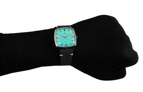 Vintage Omega Automatic Geneve Date Turquoise Unisex Serviced Watch 162.010 - Picture 21 of 21