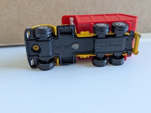 Corgi Yellow & Red Dump Truck Made In Great Britain - Picture 5 of 5