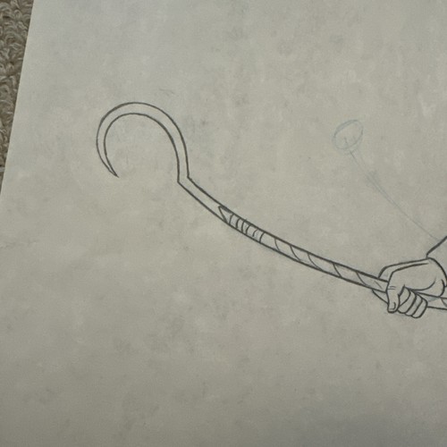 MOTU He Man Animationskunst Original Produktionszeichnung mit Greifhaken - Bild 3 von 6