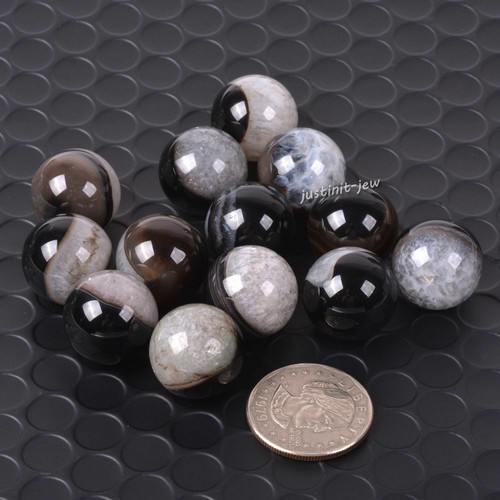 20mm Solid Gemstone Polished Rocks Minerals Crystal Healing Orb Ball Sphere 0.8" - Picture 163 of 251