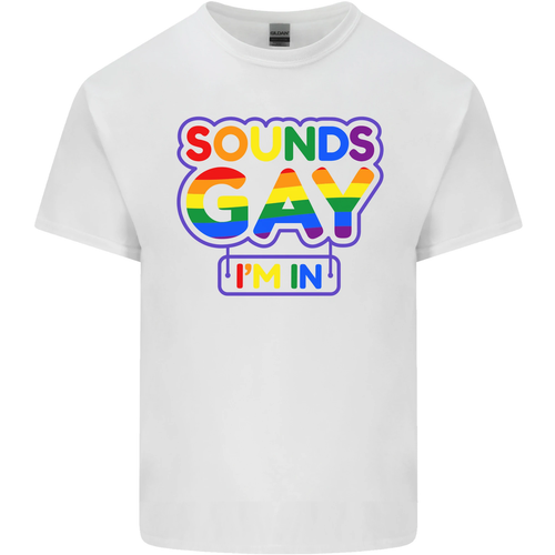 Sounds Gay Im in Funny LGBT Herren Baumwolle T-Shirt Tee Oberteil - Bild 28 von 106