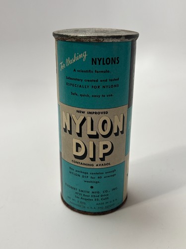 VTG Nylon Dip Avasol Robert Smith MFG CO For Washing Nylon Silk Wool Full 5oz - Picture 2 of 6
