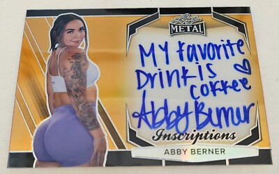 Leaf 2024 Metal Inscriptions Prismatic Goldy Berner 42/300 Auto Inscription