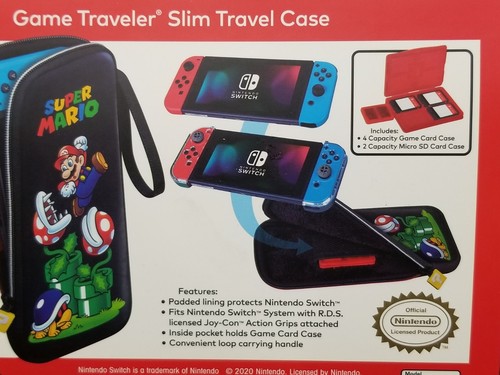 Super Mario Slim Travel Case for Nintendo Switch - Picture 3 of 4
