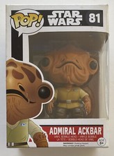 STAR WARS FUNKO POP! ADMIRAL ACKBAR 81 THE FORCE AWAKENS 81 CS C11