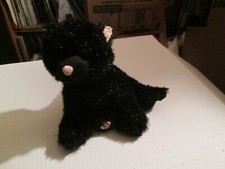 GANZ Webkinz Black Cat Bean Bag Plush Stuffed Animal Toy 8  HM135 NO CODE