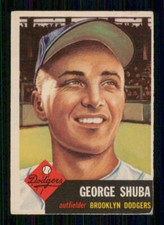 1953  TOPPS  # 34  GEORGE SHUBA    18473
