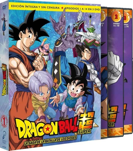 Dragon Ball Super Box 1 LA Saga de la Batalla de los Dioses DVD (SP) (PO72906)