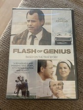 FLASH OF GENIUS DVD MOVIE, BASED ON TRUE STORY, GREG KINNEAR, LAUREN GRAHAM, WS