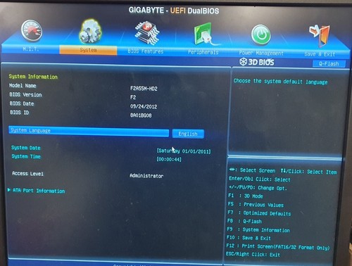 Scheda madre Gigabyte GA-F2A55M-HD2 DDR3 e APU AMD A8-5600K con grafica Radeon - Foto 7 di 7
