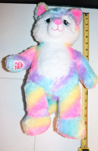 Build A Bear 2021 Rainbow Werewolf Plush Great Wolf Lodge Limited Edition BAB - Picture 6 of 10