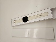 Samsung Galaxy Watch6 SM-R930 40mm Gold Aluminum Case with Cream Sport Band...