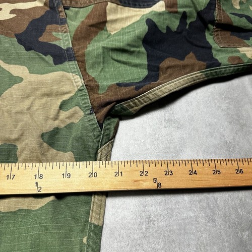 vintage 80s US marines woodland camo hot weather jacket small regular w pins - Picture 11 of 12