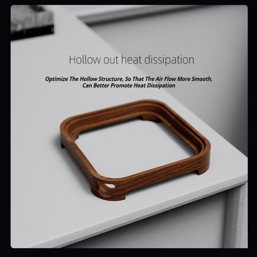 Cooling Walnut Base Bracket for Mac Mini M4/M4 Pro 2024 Desktop Computer - Photo 5/9