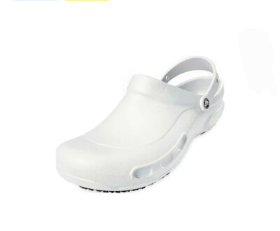 Crocs at Work Unisex Bistro Slip Resistant Clog, New.
