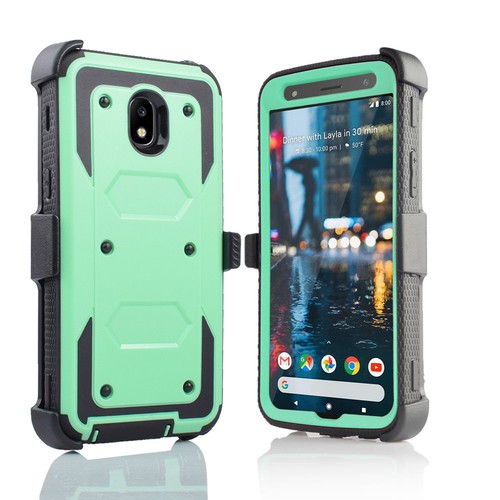 Galaxy J3 2018 Star/Orbit Ganzkörper robuste Holster Defender Hülle + Displayschutz - Bild 35 von 43