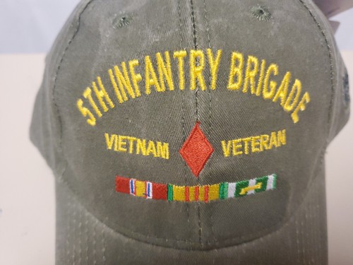 5th Infantry Division Vietnam Veteran Men's Embroidered Cap Very High Quality - Picture 2 of 10