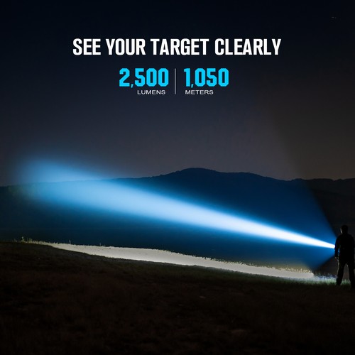 Olight Javelot Pro 2 Hunting Torch 2500 Lumens Rechargeable Ultra-bright Thrower - Picture 4 of 19