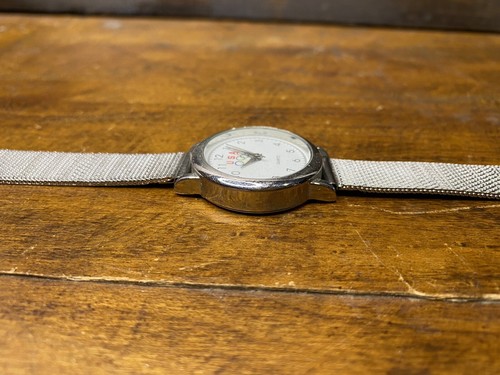 Vtg Olympic Team USA White/Silver Quartz Wrist Watch - Untested - EUC - Picture 5 of 12