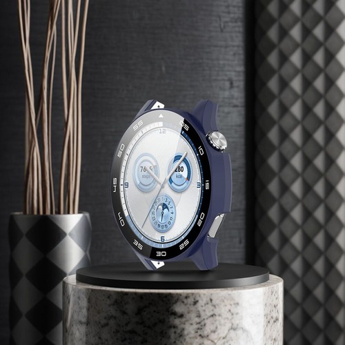 PC Szkło hartowane Etui Bumper Cover do Huawei Watch GT5 46mm (Midnight Blue) - Zdjęcie 2 z 9
