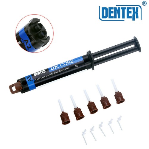 Núcleo de resina compuesto de doble cura dental DX.CORE Dentex acumulación A2/A3 VIP - Imagen 27 de 32